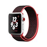 E2M Apple Watch Uyumlu 42-44MM KRD-03 HASIR KARDİNAL 