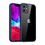 BİKAPAK ELIT SHINE IPHONE 12 MİNİ FULL MAVİ KAPAK