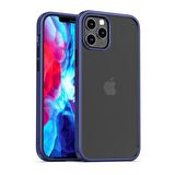 BİKAPAK ELIT SHINE IPHONE 12 PRO MAX  MAVİ KAPA