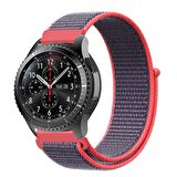 E2M Samsung Watch 20mm KRD-03 Hasır Uzay Gri Kordo