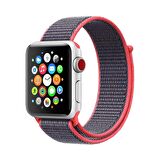 E2M Apple Watch Uyumlu 38-40MM KRD-03 HASIR UZAY GRI KORD 