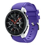 E2M SAMSUNG WATCH 22MM KRD-12 FRONTIER SİLİKON MOR KORDON 