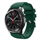 E2M HUAWEI WATCH 22MM KRD-12 FRONTİER SİLİKON KOYU YEŞİL KORDON
