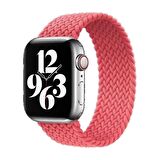 E2M Apple Watch Uyumlu 42-44mm KRD-15 Örgü Pembe Small 