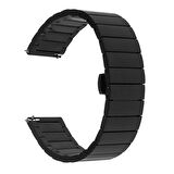 E2M Apple Watch Uyumlu 42-44MM KRD-09 KLASİK METAL GOLD K 