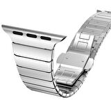 E2M Apple Watch Uyumlu 42-44MM KRD-09 KLASİK METAL GOLD K 