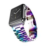 E2M Apple Watch Uyumlu 38-40MM KRD-05 KLASİK METAL GÖKKUŞ 
