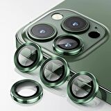 Binano Metal Ring Iphone 11 Pro/11 Pro Max Koyu Yeşil Kamera Koruyucu