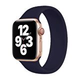 E2M Apple Watch Uyumlu 42-44mm KRD-18 Silikon M Lacivert 