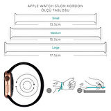 E2M Apple Watch Uyumlu 42-44mm KRD-18 Silikon L Sarı 