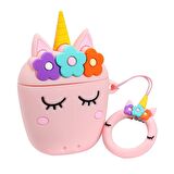 E2M AIRPODS 1-2 KILIF UNICORN PEMBE
