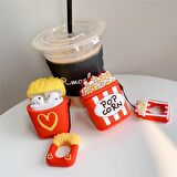 E2M AIRPODS 1-2 KILIF POPCORN BEYAZ