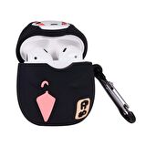 E2M AIRPODS 1-2 KILIF HAYALET SİYAH