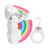 E2M AIRPODS 1-2 KILIF GÖKKUŞAĞI RENKLİ