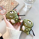 E2M AIRPODS 1-2 KILIF EJDERHA YEŞİL