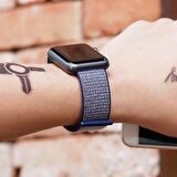 E2M Apple Watch Uyumlu 38-40MM KRD-03 HASIR SPOR KIRMIZI 