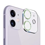 BİNANO IPHONE 11/12 MİNİ 3D PRO AÇIK YEŞİL CAMERA 