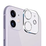 BİNANO IPHONE 11/12 MİNİ 3D PRO SİLVER CAMERA KORU