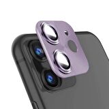 BİNANO IPHONE 11 PRO/11 PRO MAX 360 METAL LİLA CAM