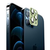 BİNANO IPHONE 12 PRO MAX 360 METAL AÇIK YEŞİL CAME