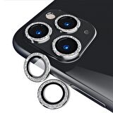 BİNANO IPHONE 11 PRO MAX DIAMOND KARIŞIK YEŞİL CAM