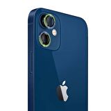 BİNANO IPHONE 12 DIAMOND KARIŞIK YEŞİL CAMERA KORU
