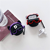E2M AIRPODS 1-2 KILIF STAR BULLDOG SiYAH