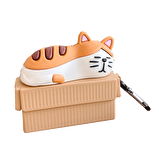 E2M AIRPODS 1-2 KILIF UYUYAN KEDi TURUNCU