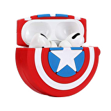 E2M AIRPODS PRO KILIF KAPTAN AMERiKA KIRMIZI