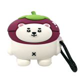 E2M AIRPODS PRO KILIF POLAR BEAR BORDO