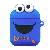 E2M AIRPODS 1-2 KILIF CUTE COOKIE MAVİ