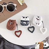 E2M AIRPODS 1-2 KILIF BARE BEAR KAHVERENGİ
