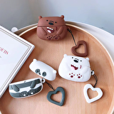 E2M AIRPODS PRO KILIF BARE BEAR KAHVERENGİ