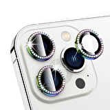 Binano Iphone 13 Pro/13 Pro Max Taşlı Gökkuşağı Ka