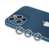 Binano Iphone 11 Pro/11 Pro Max/12 Pro Taşlı Mavi 