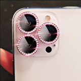 Binano Iphone 11 Pro/11 Pro Max/12 Pro Taşlı Pembe