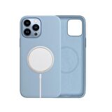 BİKAPAK MAGSENSE IPHONE 13 PRO MAX BLUE FOG KAPAK