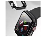 BİNANO Apple Watch Uyumlu 38MM SENSE KASA VE EKRAN KORUYUCU SİYAH 