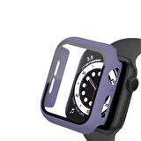 BİNANO Apple Watch Uyumlu 42MM SENSE KASA VE EKRAN KORUYUCU LİLA 