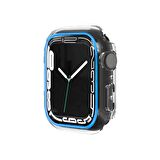 BİNANO Apple Watch Uyumlu 40MM FOSFORLU KASA VE EKRAN KORUYUCU MAVİ 