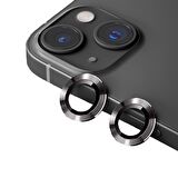 BİNANO METAL RİNG IPHONE 14/14 PLUS GRİ KAMERA KOR