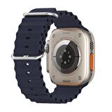 E2M Apple Watch Uyumlu 42-44-45-49MM KRD-28 OCEAN KOYU MA 