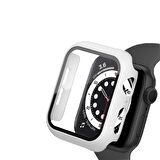 BİNANO Apple Watch Uyumlu 8 45MM SENSE KASA VE EKRAN KORUYUCU BEYAZ 