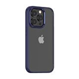 BİKAPAK ELIT CRYSTAL IPHONE 15 PRO MAX MAVİ KAPAK