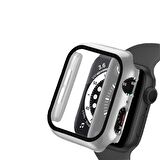 BİNANO APPLE WATCH 8 41MM SENSE KASA VE EKRAN KORUYUCU GÜMÜŞ
