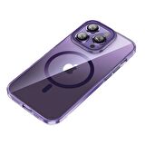 BİKAPAK MAGFIT IPHONE 15 PRO MOR KAPAK
