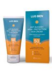 Luis Bien Leke Karşıtı SPF 50+ Tüm Ciltler İçin Yüksek Korumalı Nemlendirici Güneş Kremi 50 ML