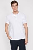 Erkek Mavi Polo Yaka T-Shirt 9YAM12133LK