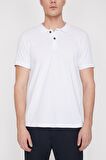 Erkek Mavi Polo Yaka T-Shirt 9YAM12133LK