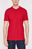 Erkek Mavi Polo Yaka T-Shirt 9YAM12133LK